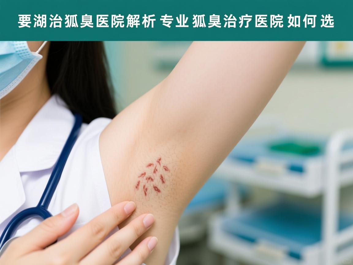 芜湖治狐臭医院解析，专业狐臭治疗医院如何选