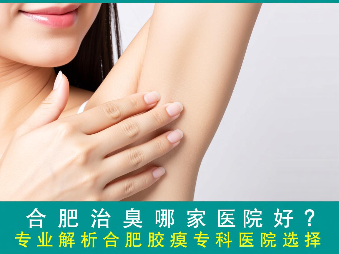 合肥治腋臭哪家医院好？专业解析合肥腋臭专科医院选择