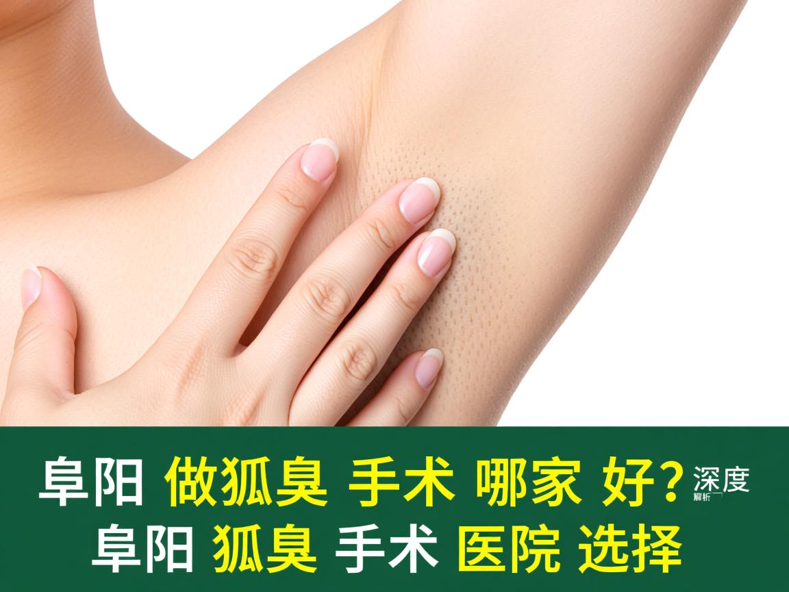 阜阳做狐臭手术哪家好？深度解析阜阳狐臭手术医院选择