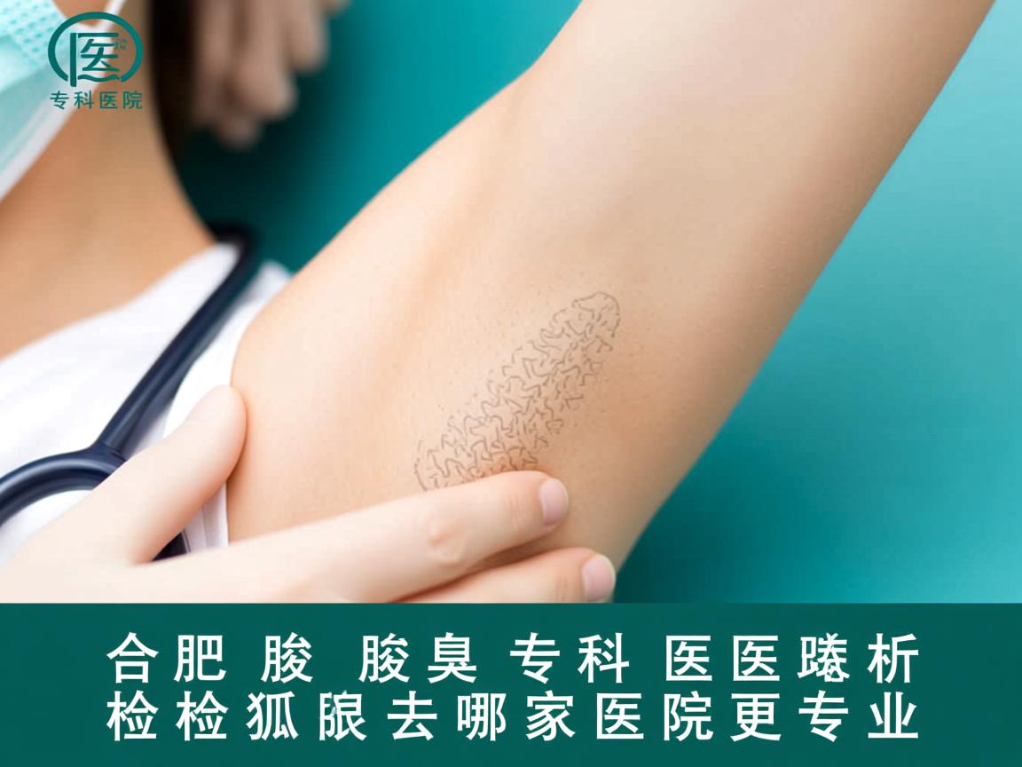合肥腋臭专科医院解析，检验狐臭去哪家医院更专业