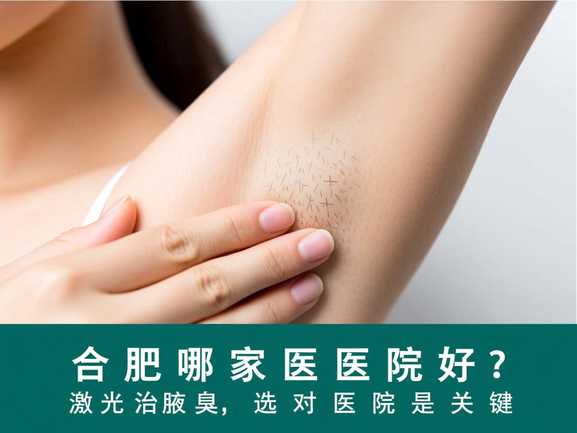 合肥哪家医院好？激光治腋臭，选对医院是关键