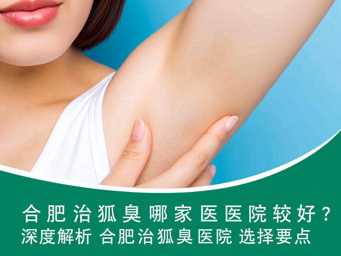 合肥治狐臭哪家医院较好？深度解析合肥治狐臭医院的选择要点