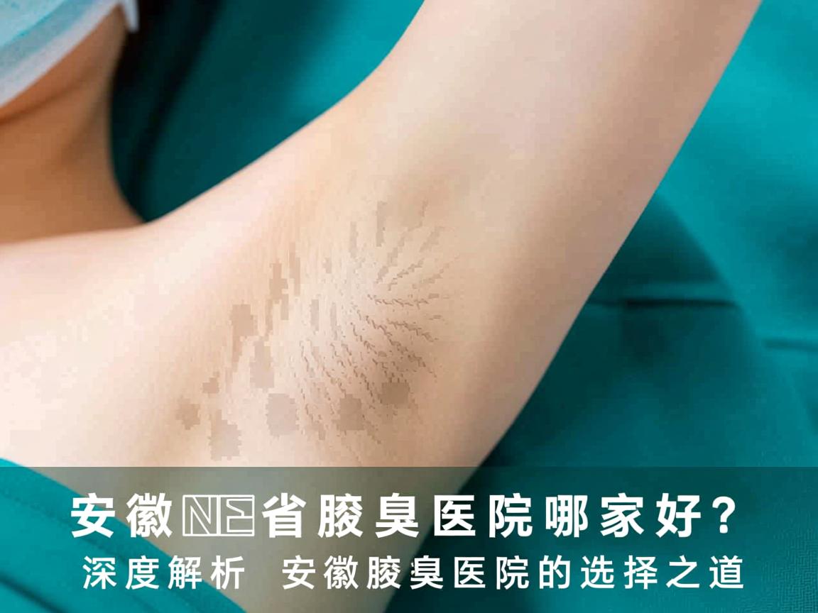 安徽省腋臭医院哪家好？深度解析安徽腋臭医院的选择之道