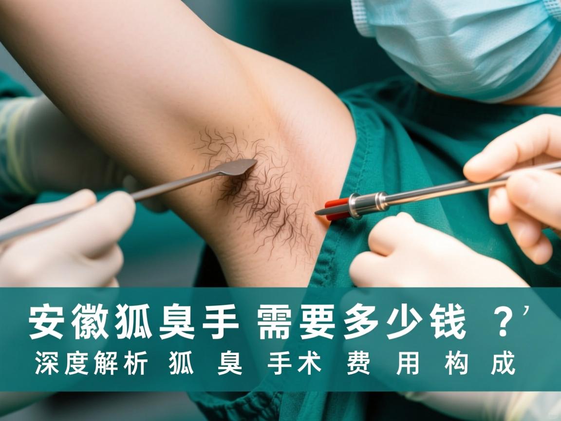 安徽狐臭手术需要多少钱？深度解析狐臭手术费用构成
