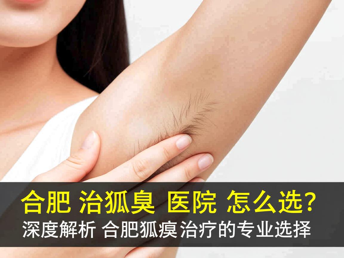 合肥治狐臭医院怎么选？深度解析合肥狐臭治疗的专业选择