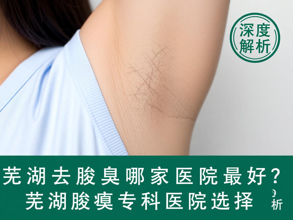 芜湖去腋臭哪家医院最好？深度解析芜湖腋臭专科医院选择