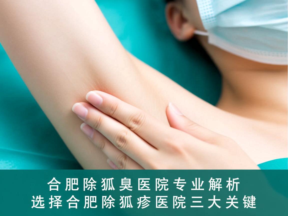 合肥除狐臭医院专业解析，选择合肥除狐臭医院的三大关键