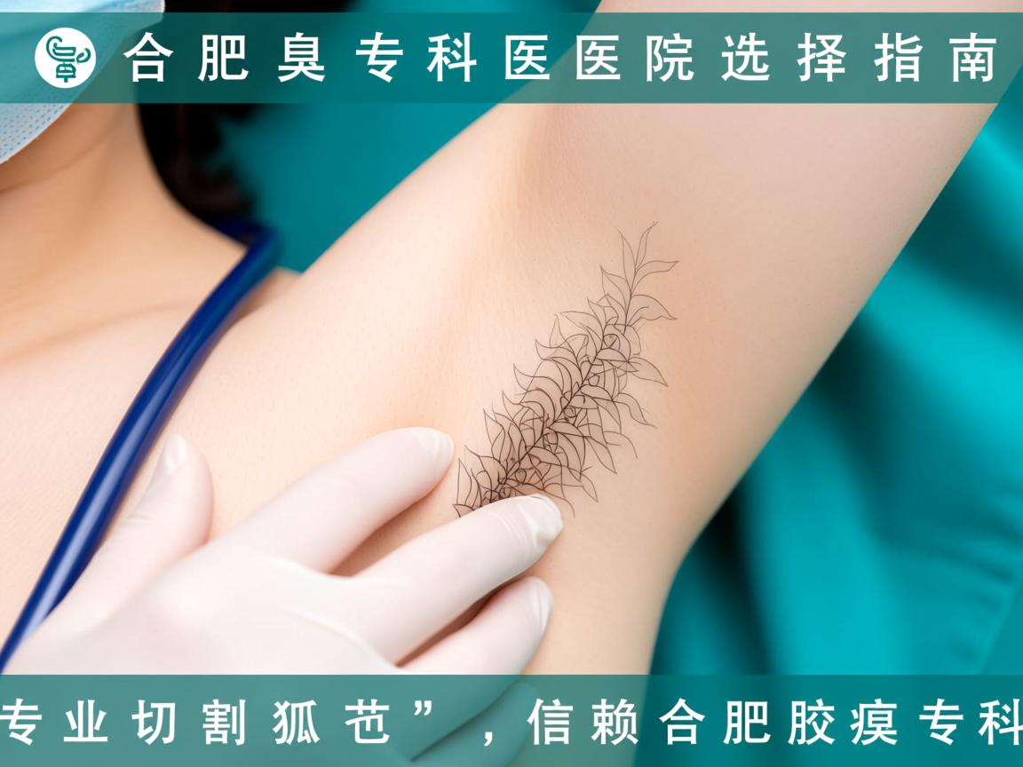 合肥腋臭专科医院选择指南，专业切割狐臭，信赖合肥腋臭专科