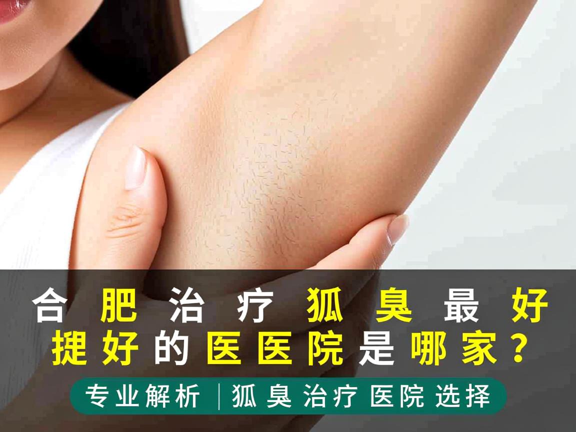 合肥治疗狐臭最好的医院是哪家？专业解析狐臭治疗医院选择