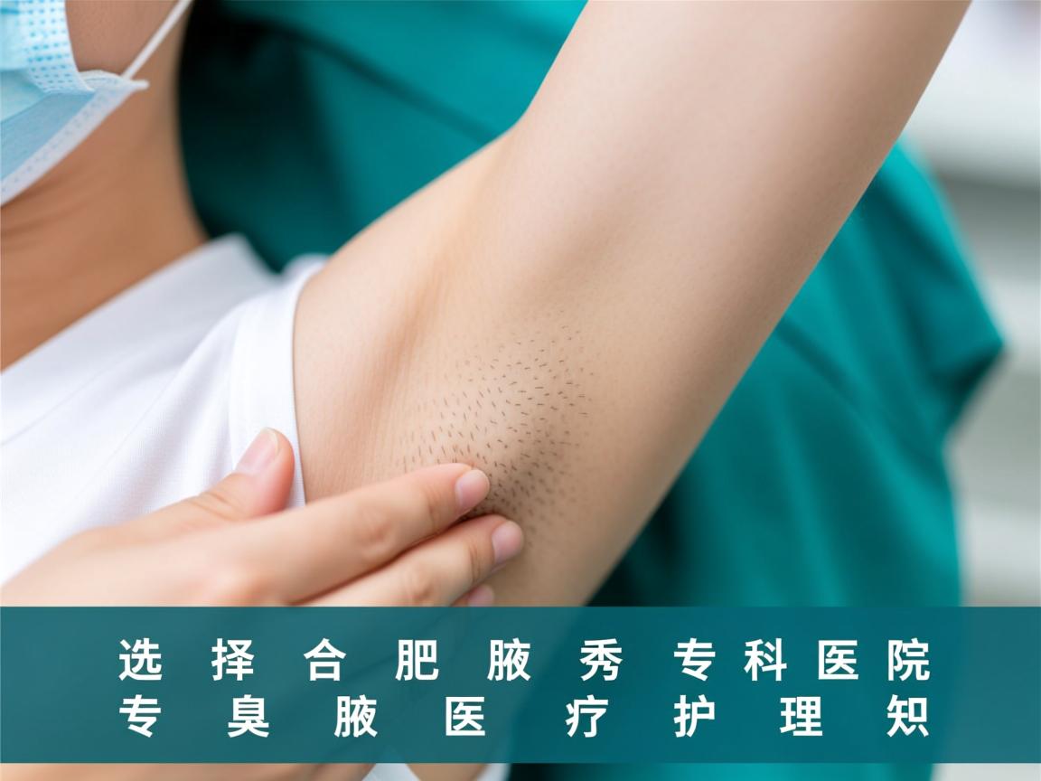 选择合肥腋秀专科医院 解析专业腋臭医疗护理知识