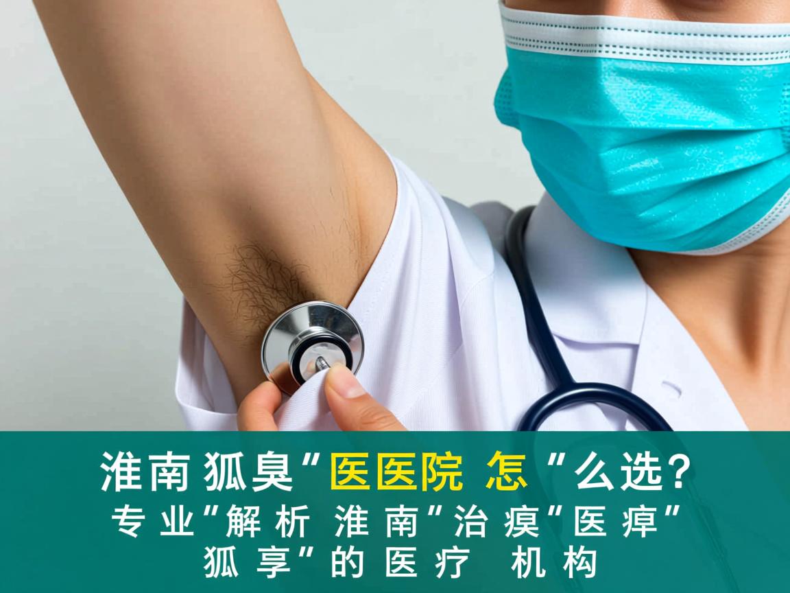 淮南狐臭医院怎么选？专业解析淮南治疗狐臭的医疗机构