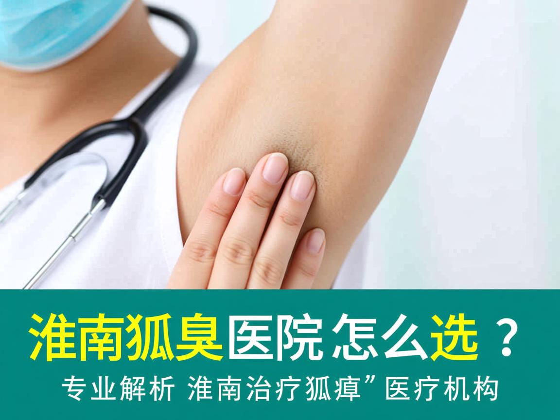 淮南狐臭医院怎么选？专业解析淮南治疗狐臭的医疗机构