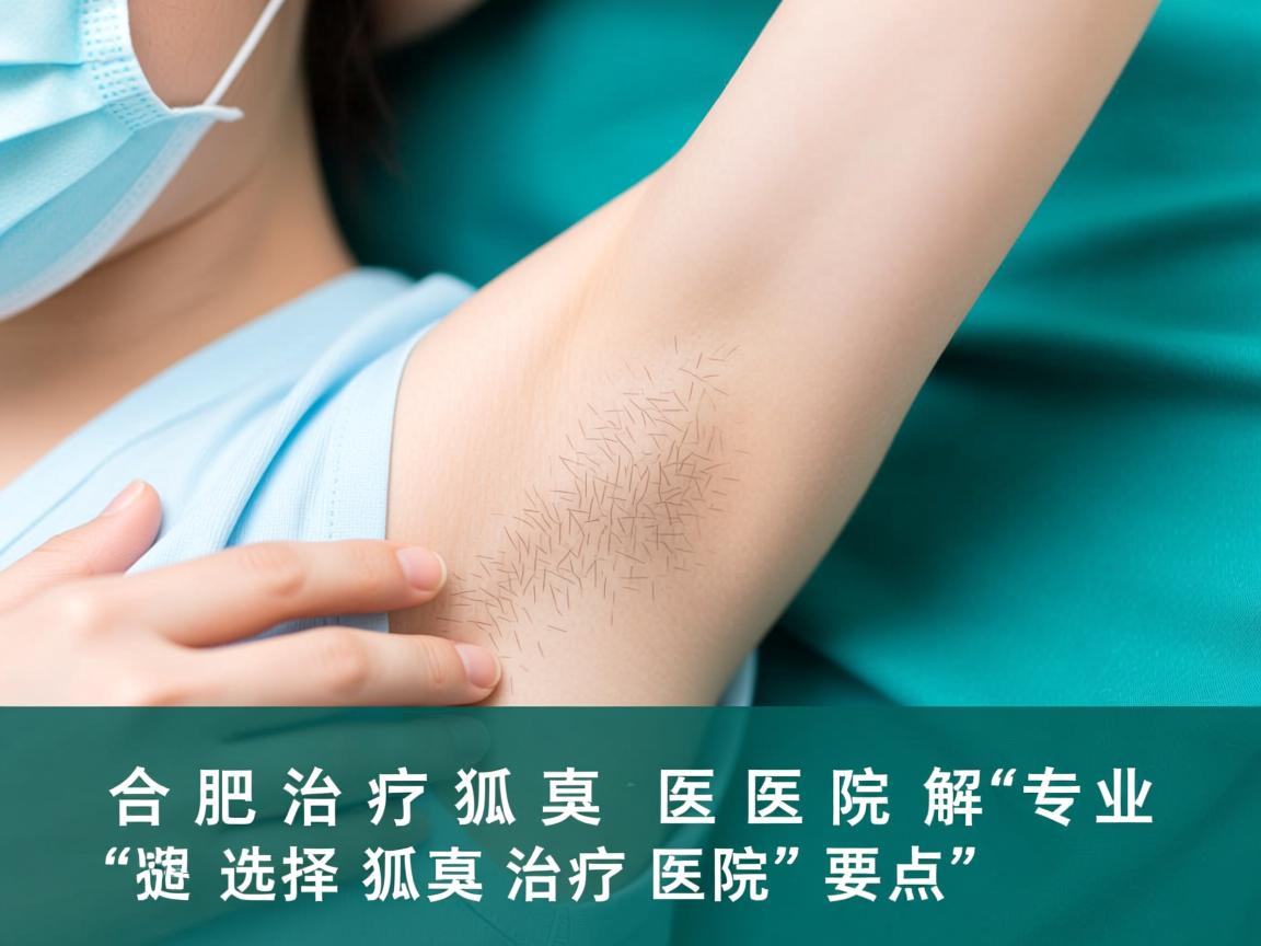 合肥治疗狐臭医院解析，专业选择狐臭治疗医院的要点