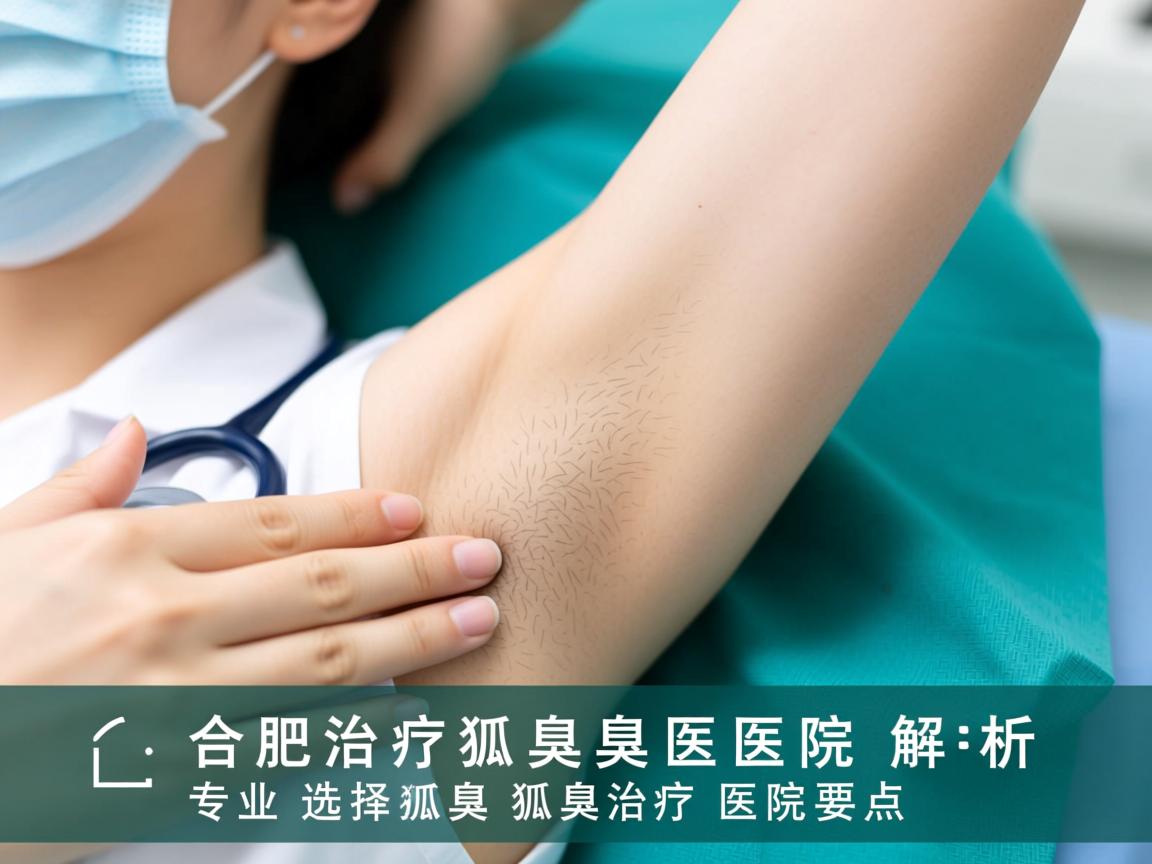合肥治疗狐臭医院解析，专业选择狐臭治疗医院的要点