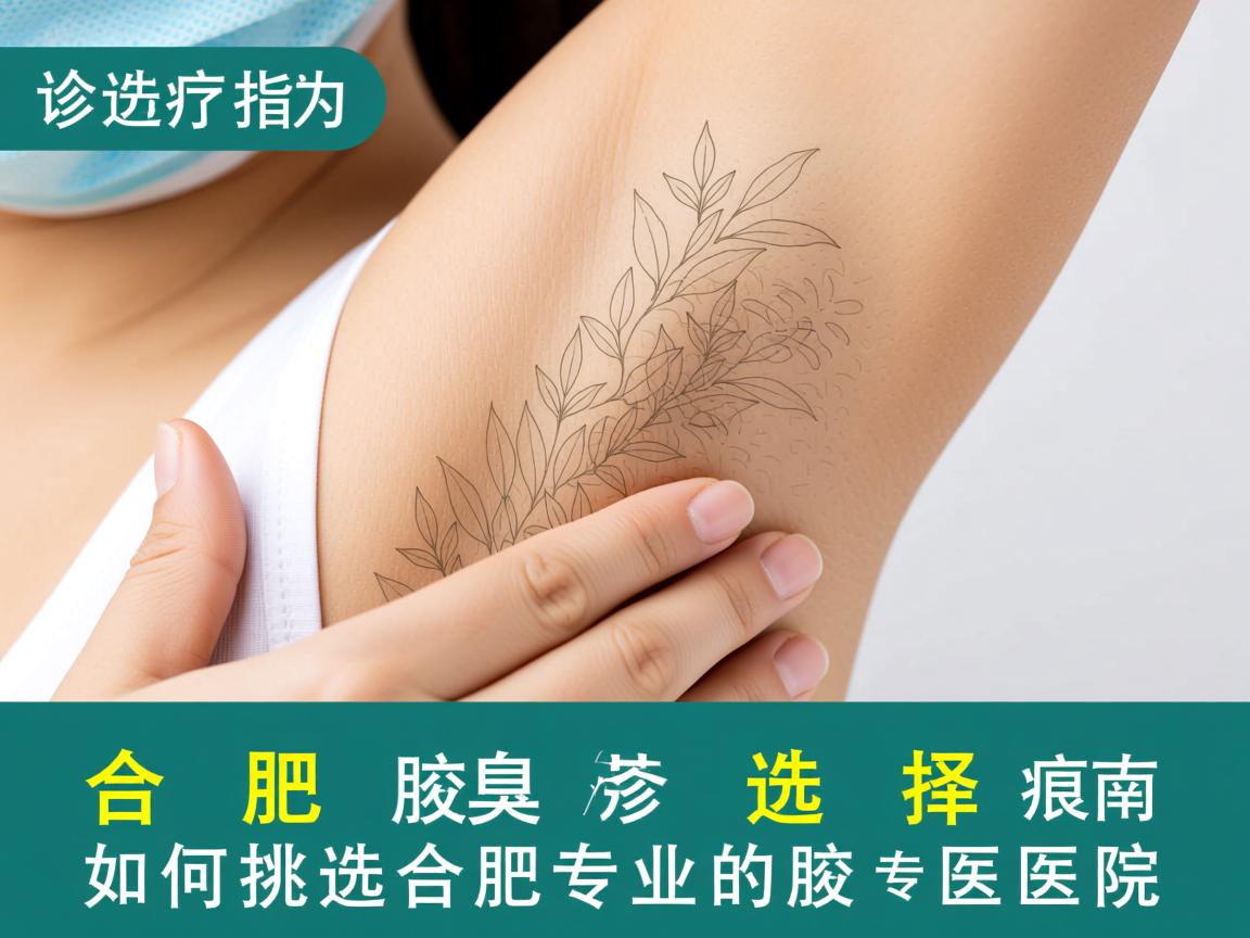 合肥腋臭诊疗选择指南，如何挑选合肥专业的腋臭医院