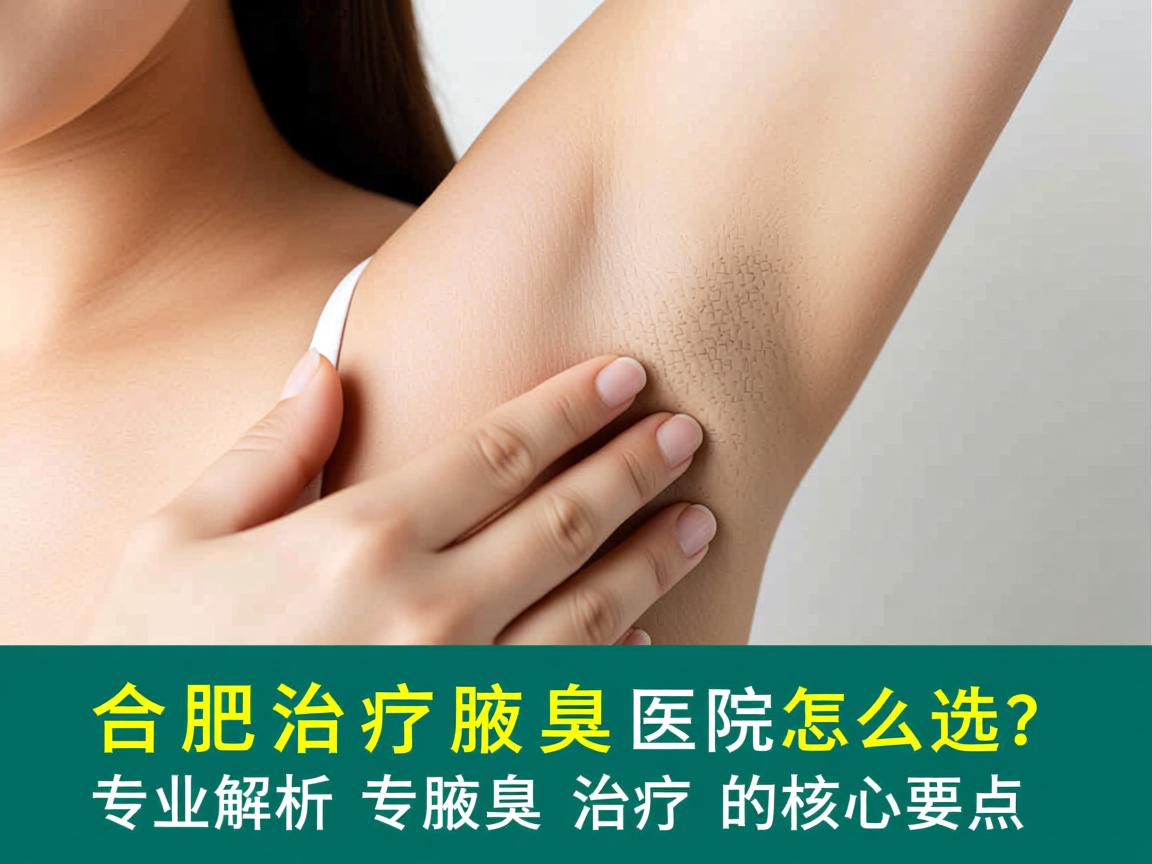 合肥治疗腋臭医院怎么选？专业解析腋臭治疗的核心要点