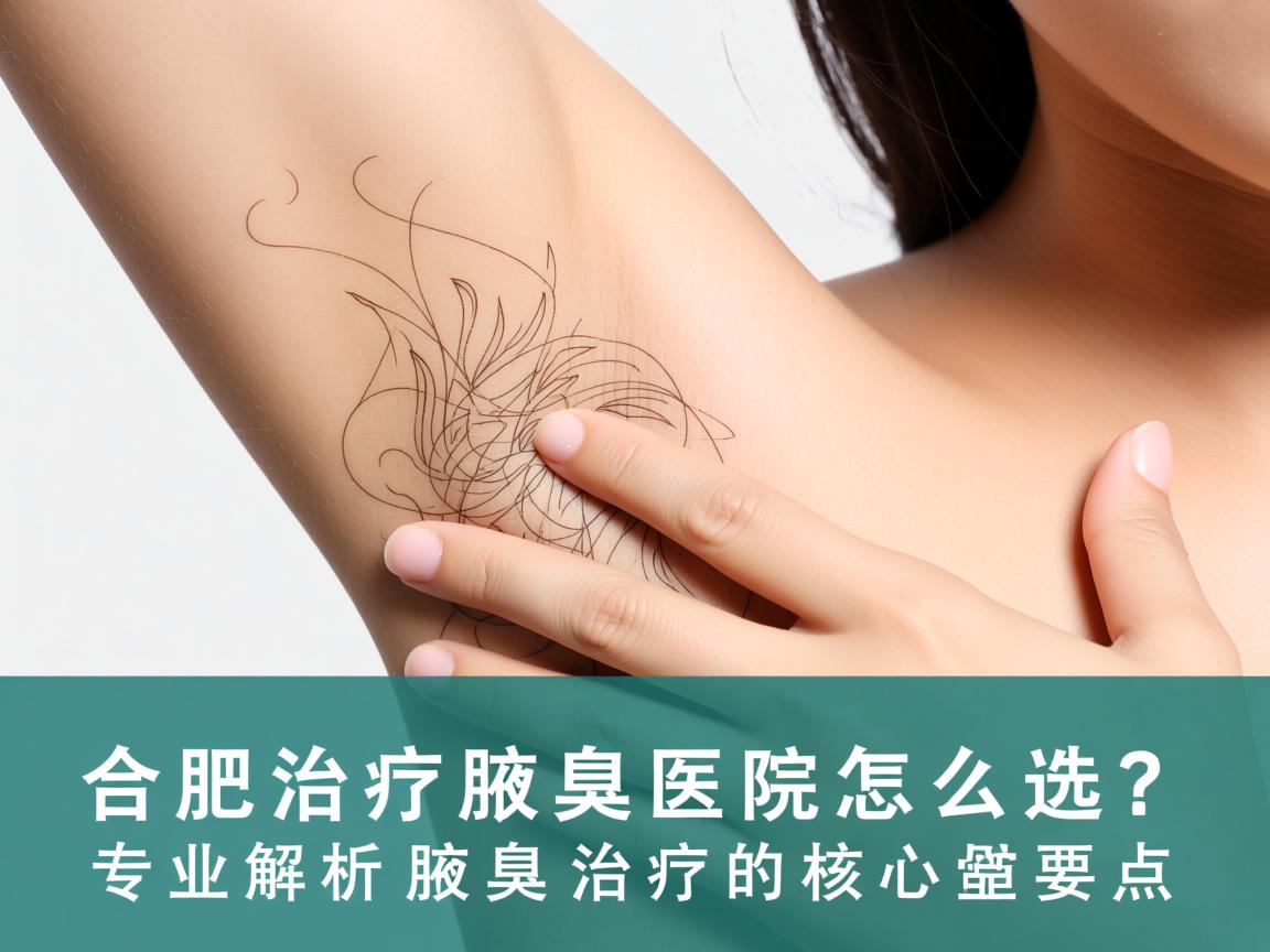 合肥治疗腋臭医院怎么选？专业解析腋臭治疗的核心要点