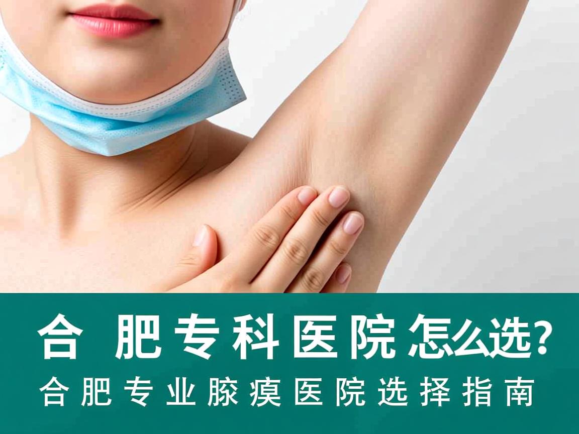 合肥腋臭专科医院怎么选？合肥专业腋臭医院选择指南