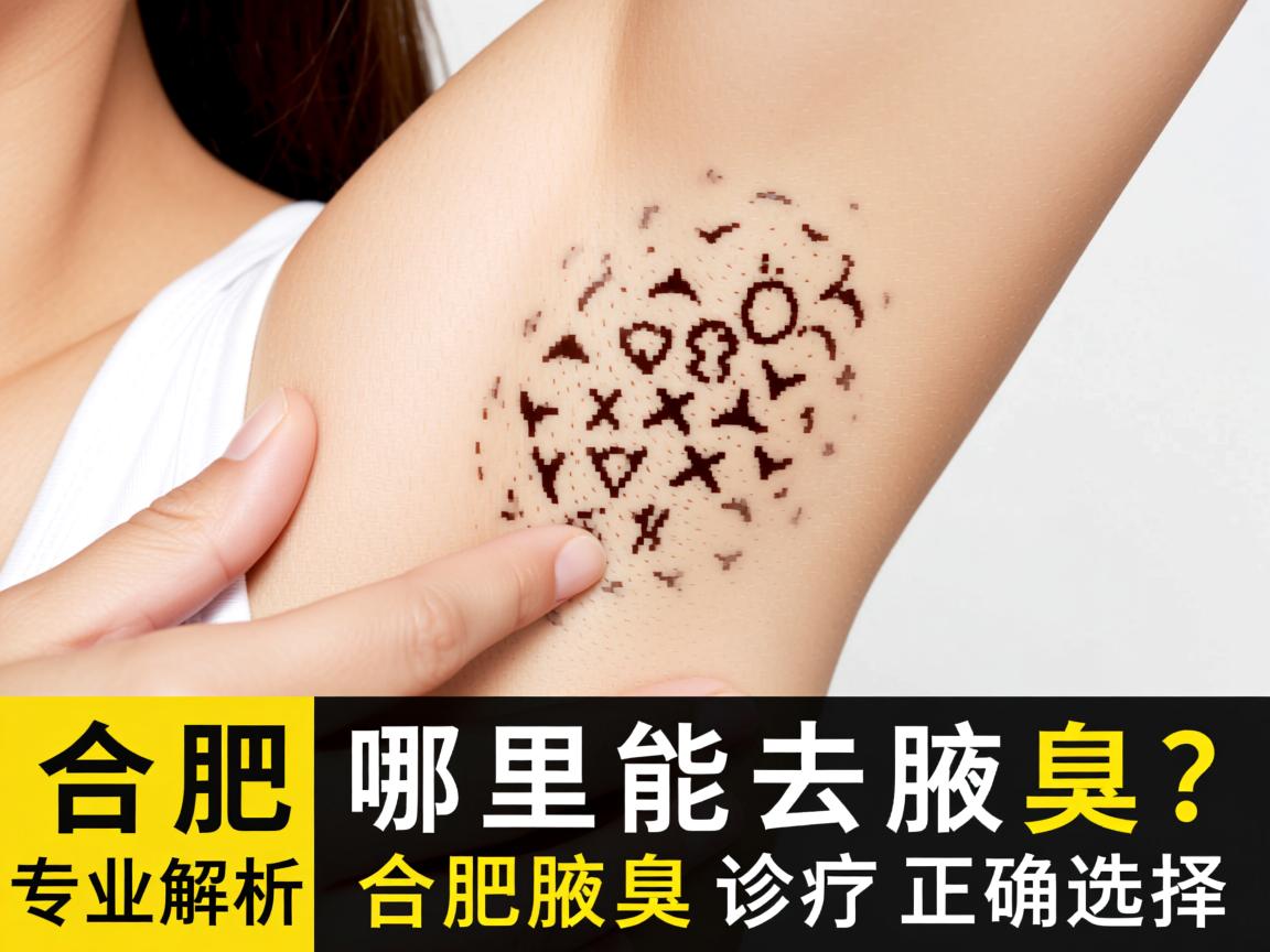 合肥哪里能去腋臭？专业解析合肥腋臭诊疗的正确选择