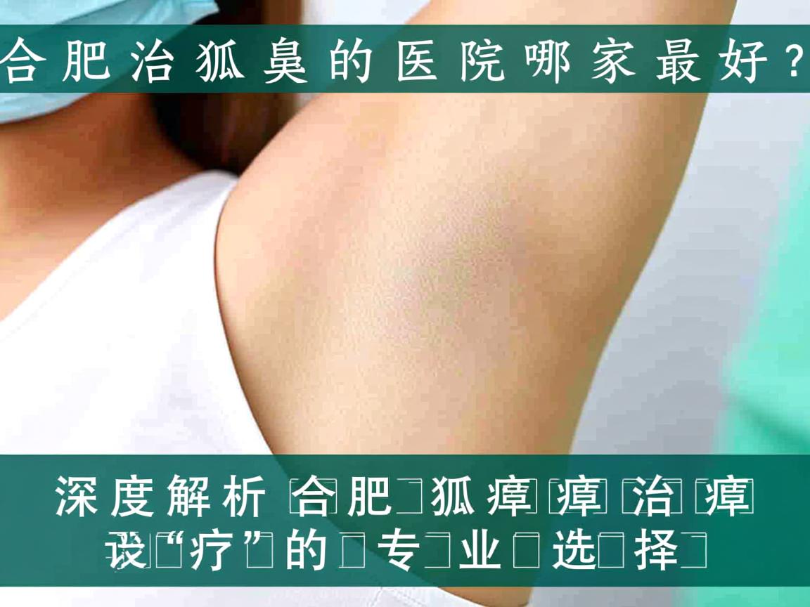 合肥治疗狐臭的医院哪家最好？深度解析合肥狐臭治疗的专业选择
