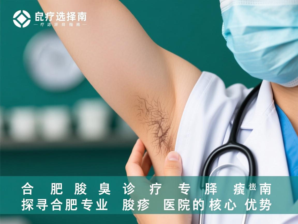 合肥腋臭诊疗选择指南，探寻合肥专业腋臭医院的核心优势