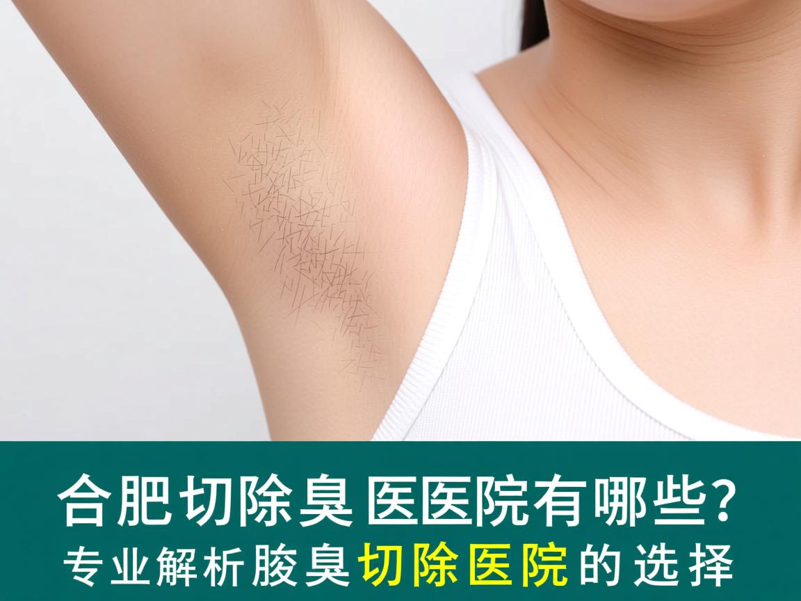 合肥切除腋臭医院有哪些？专业解析腋臭切除医院的选择