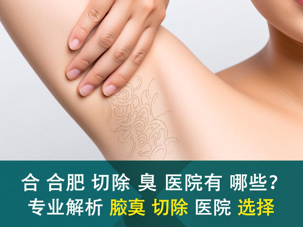 合肥切除腋臭医院有哪些？专业解析腋臭切除医院的选择