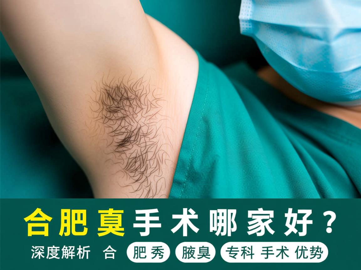 合肥腋臭手术哪家好？深度解析合肥腋秀腋臭专科手术优势
