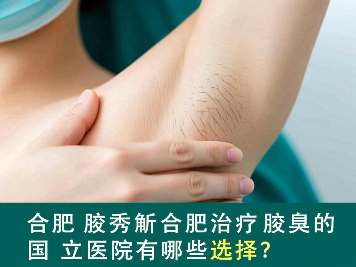 合肥腋秀解析，合肥治疗腋臭的国立医院有哪些选择？