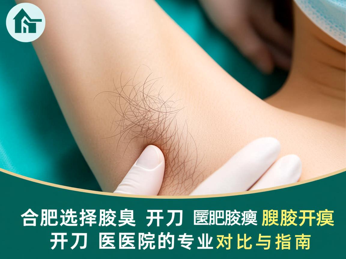 在合肥选择腋臭开刀医院，合肥腋臭开刀医院的专业对比与指南