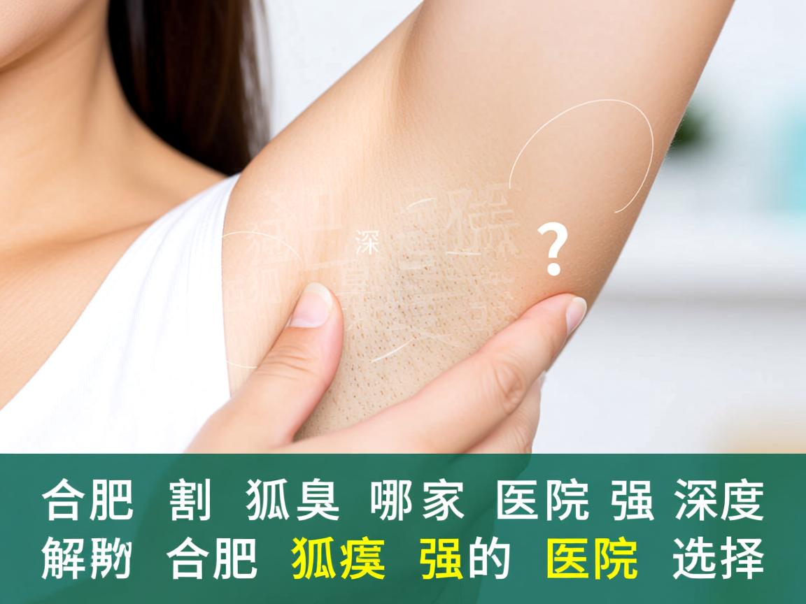 合肥割狐臭哪家医院强？深度解析合肥割狐臭强的医院选择