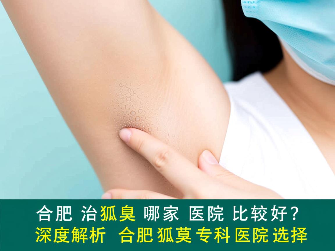 合肥治狐臭哪家医院比较好？深度解析合肥狐臭专科医院选择