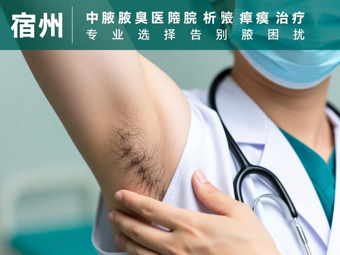 宿州腋臭医院解析腋臭治疗，专业选择告别腋臭困扰