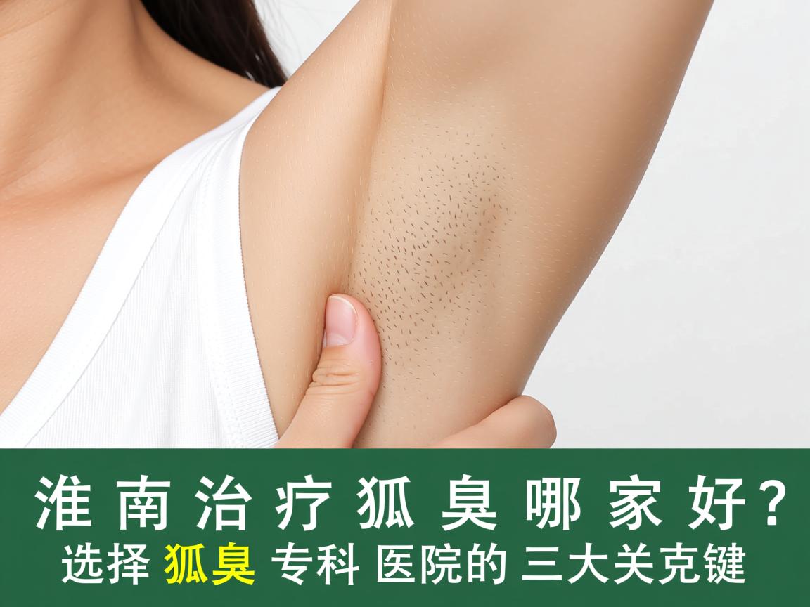 淮南治疗狐臭哪家好？选择狐臭专科医院的三大关键