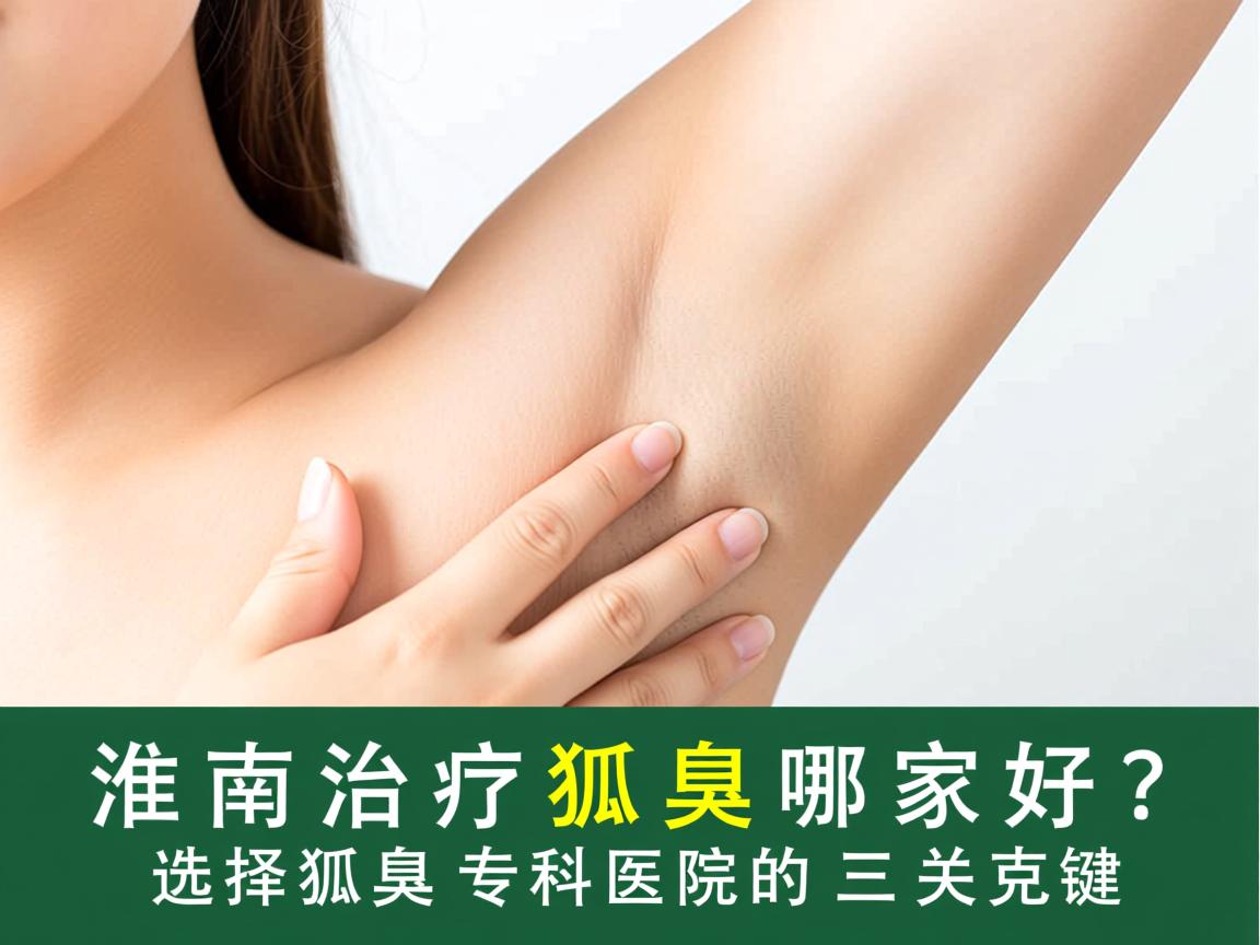淮南治疗狐臭哪家好？选择狐臭专科医院的三大关键