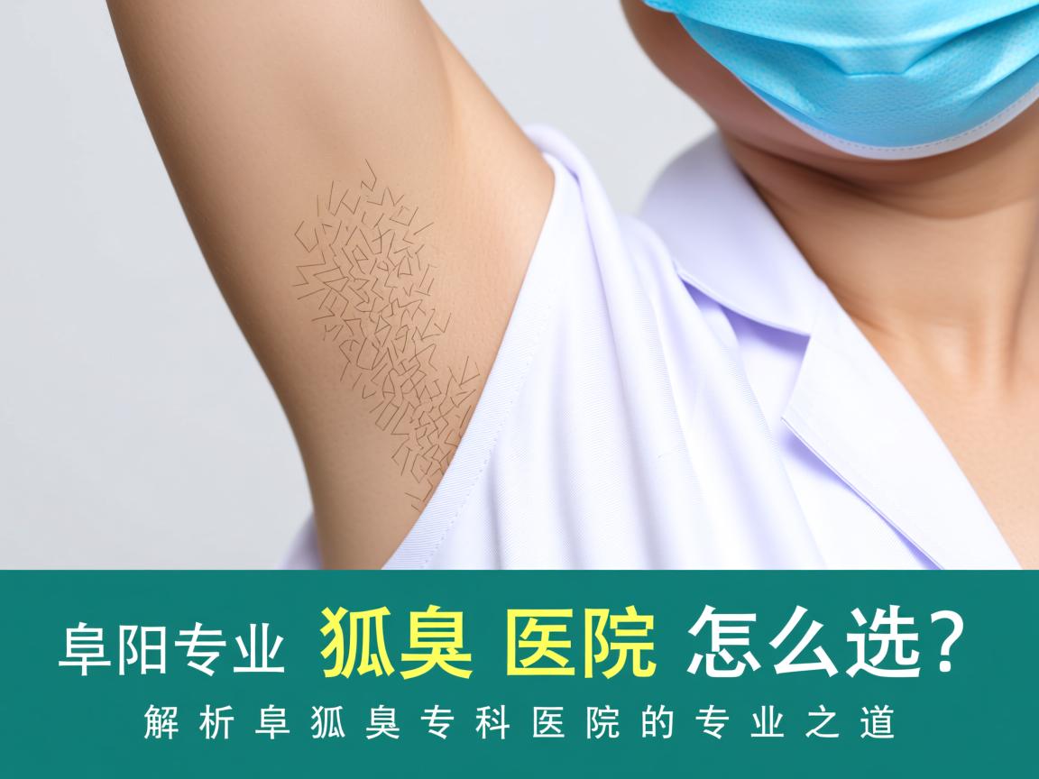 阜阳专业狐臭医院怎么选？解析阜阳狐臭专科医院的专业之道