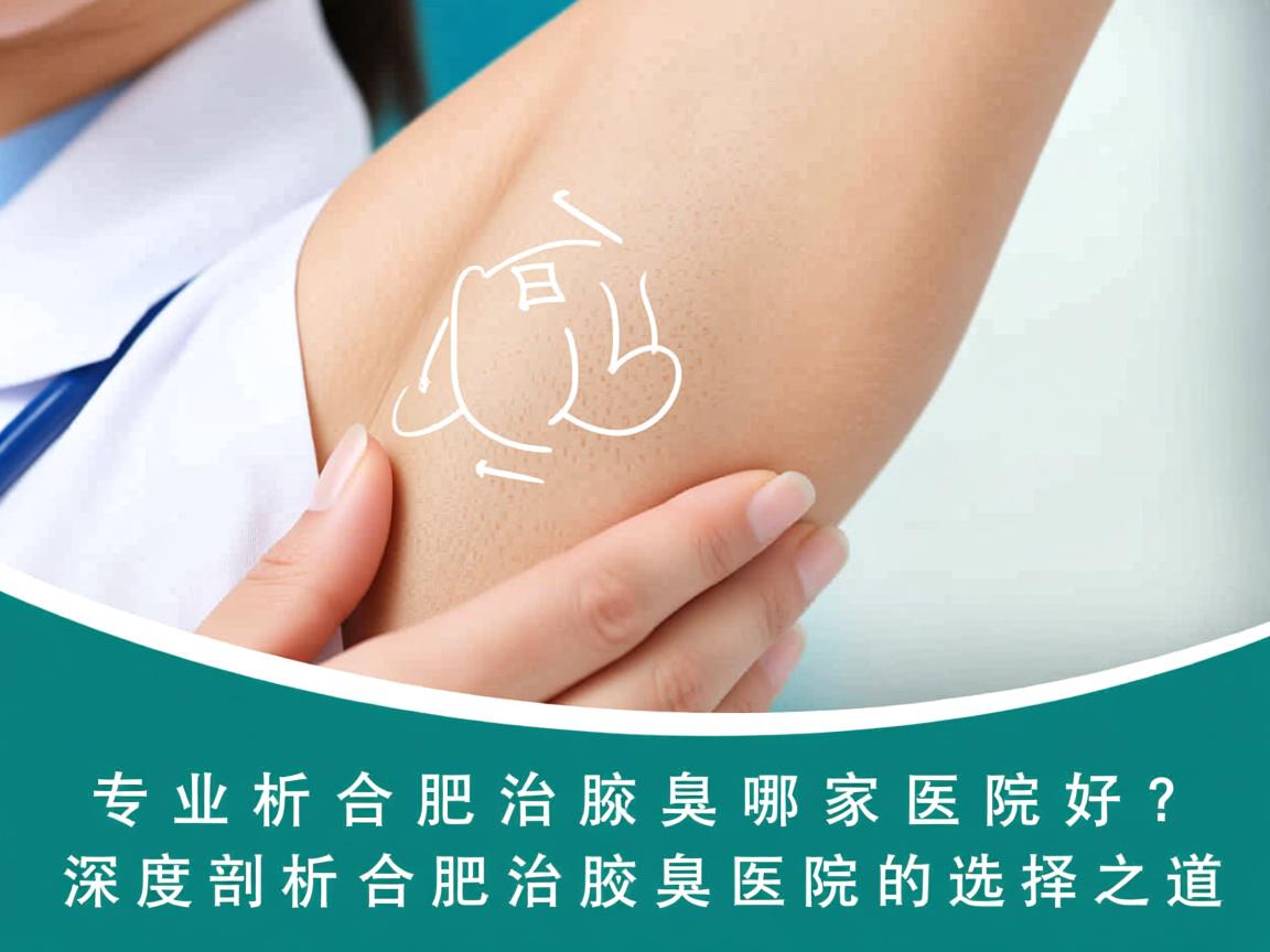 专业解析，合肥治腋臭哪家医院好？深度剖析合肥治腋臭医院的选择之道