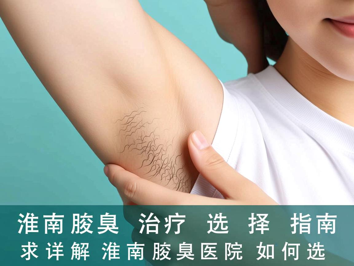 淮南腋臭治疗选择指南，详解淮南腋臭医院如何选