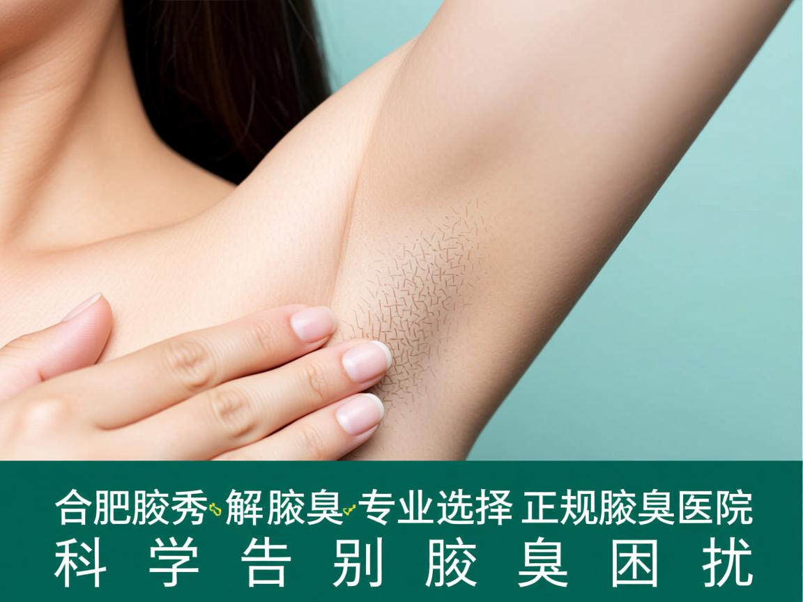 合肥腋秀解析腋臭，专业选择正规腋臭医院，科学告别腋臭困扰