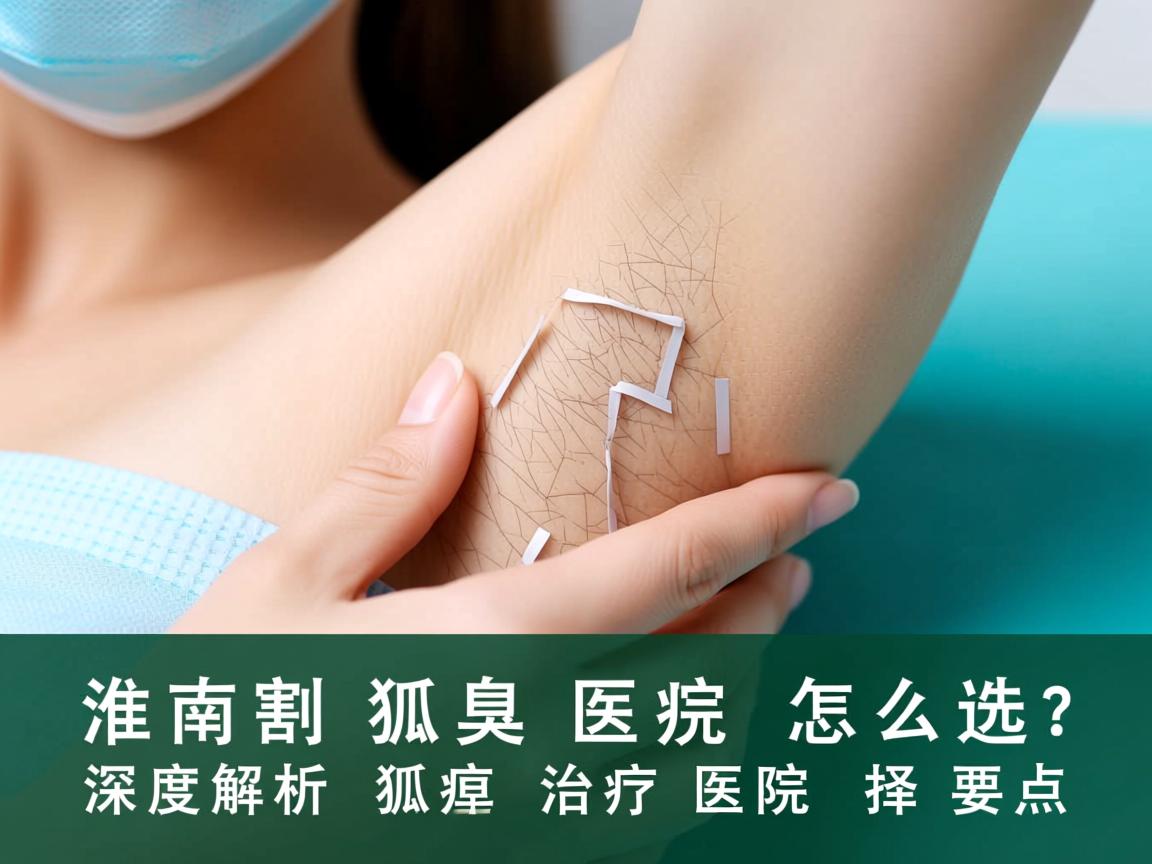淮南割狐臭医院怎么选？深度解析狐臭治疗医院的选择要点