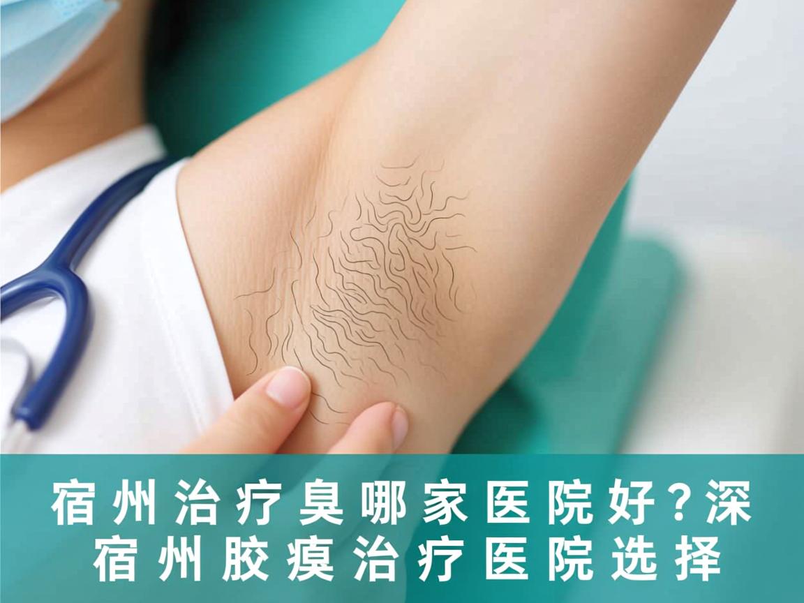 宿州治疗腋臭哪家医院好？深度解析宿州腋臭治疗医院选择