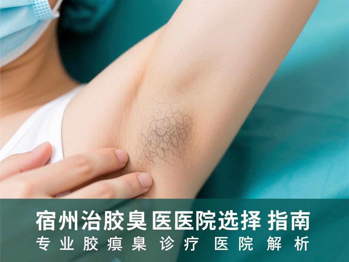 宿州治疗腋臭医院选择指南，专业腋臭诊疗医院解析