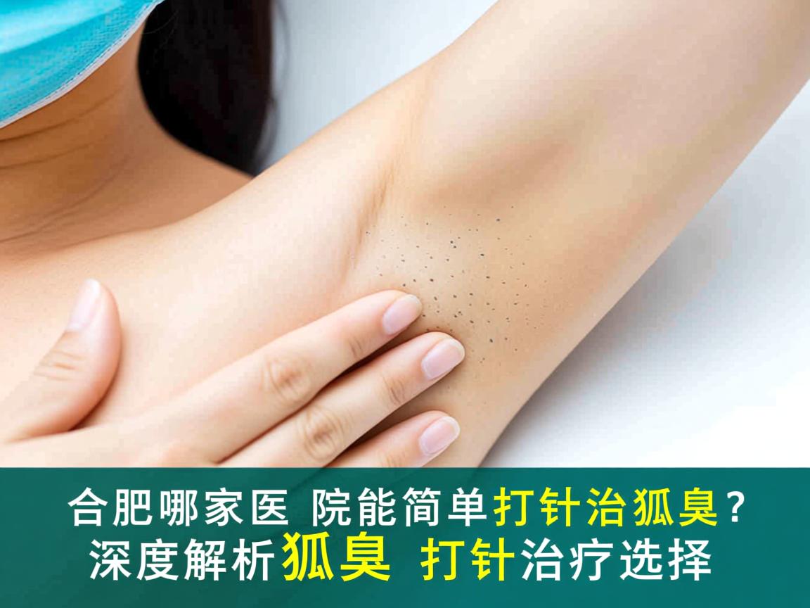 合肥哪家医院能简单打针治狐臭？深度解析狐臭打针治疗选择
