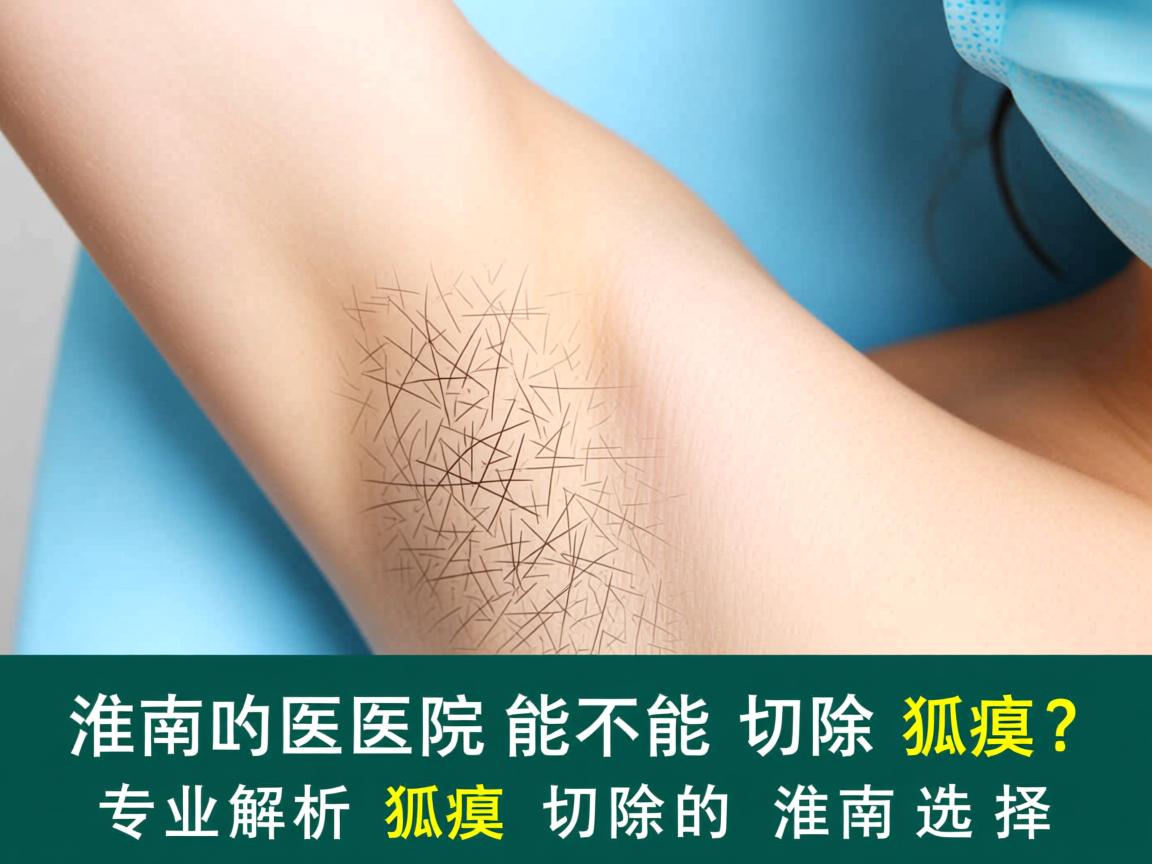 淮南医院能不能切除狐臭？专业解析狐臭切除的淮南选择