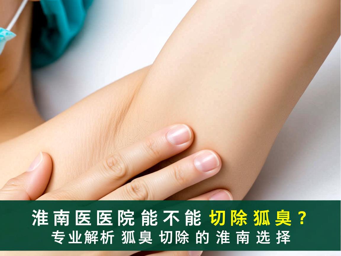 淮南医院能不能切除狐臭？专业解析狐臭切除的淮南选择