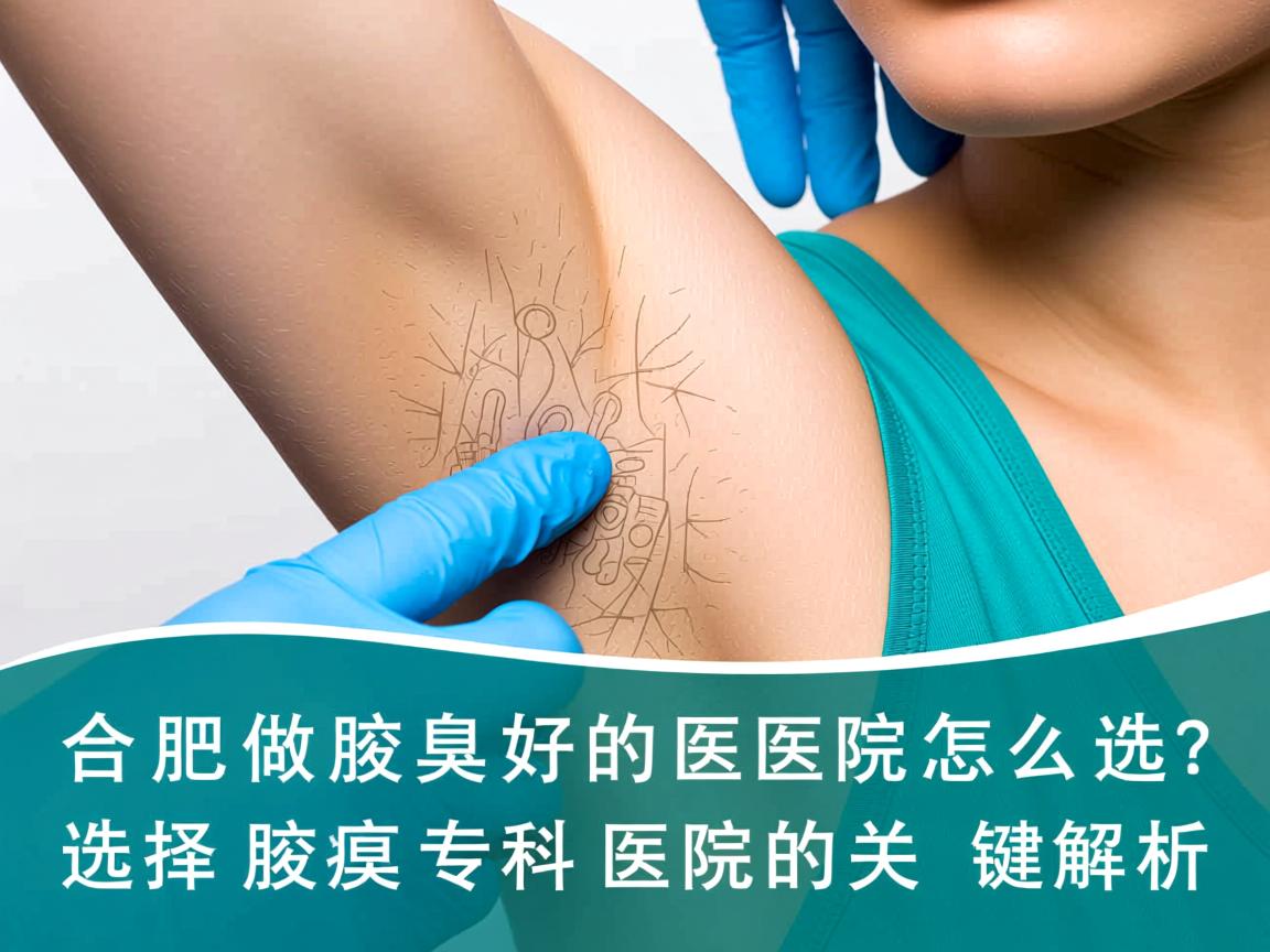 合肥做腋臭好的医院怎么选？选择腋臭专科医院的关键解析