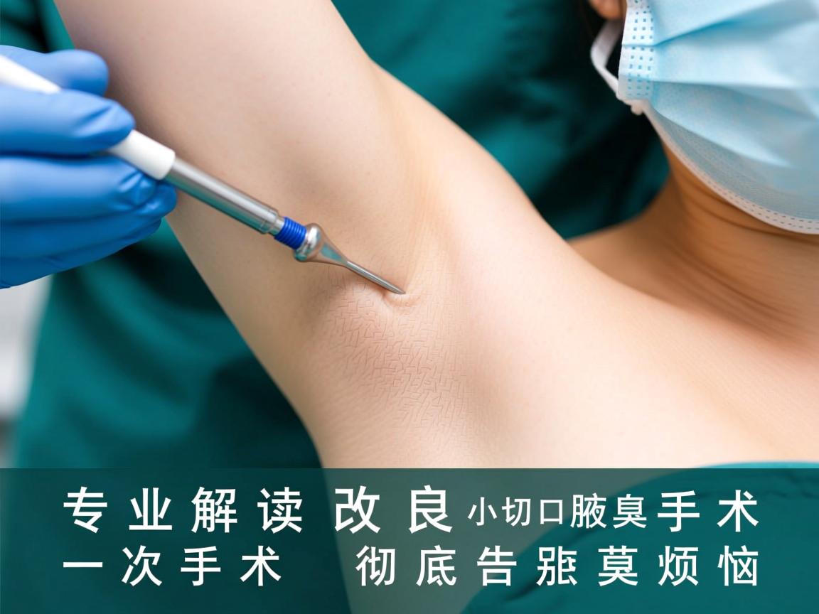 专业解读改良小切口腋臭手术，一次手术，彻底告别腋臭烦恼