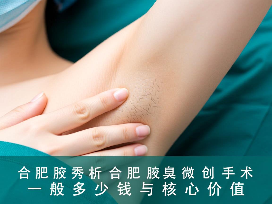 合肥腋秀解析，合肥腋臭微创手术一般多少钱与核心价值