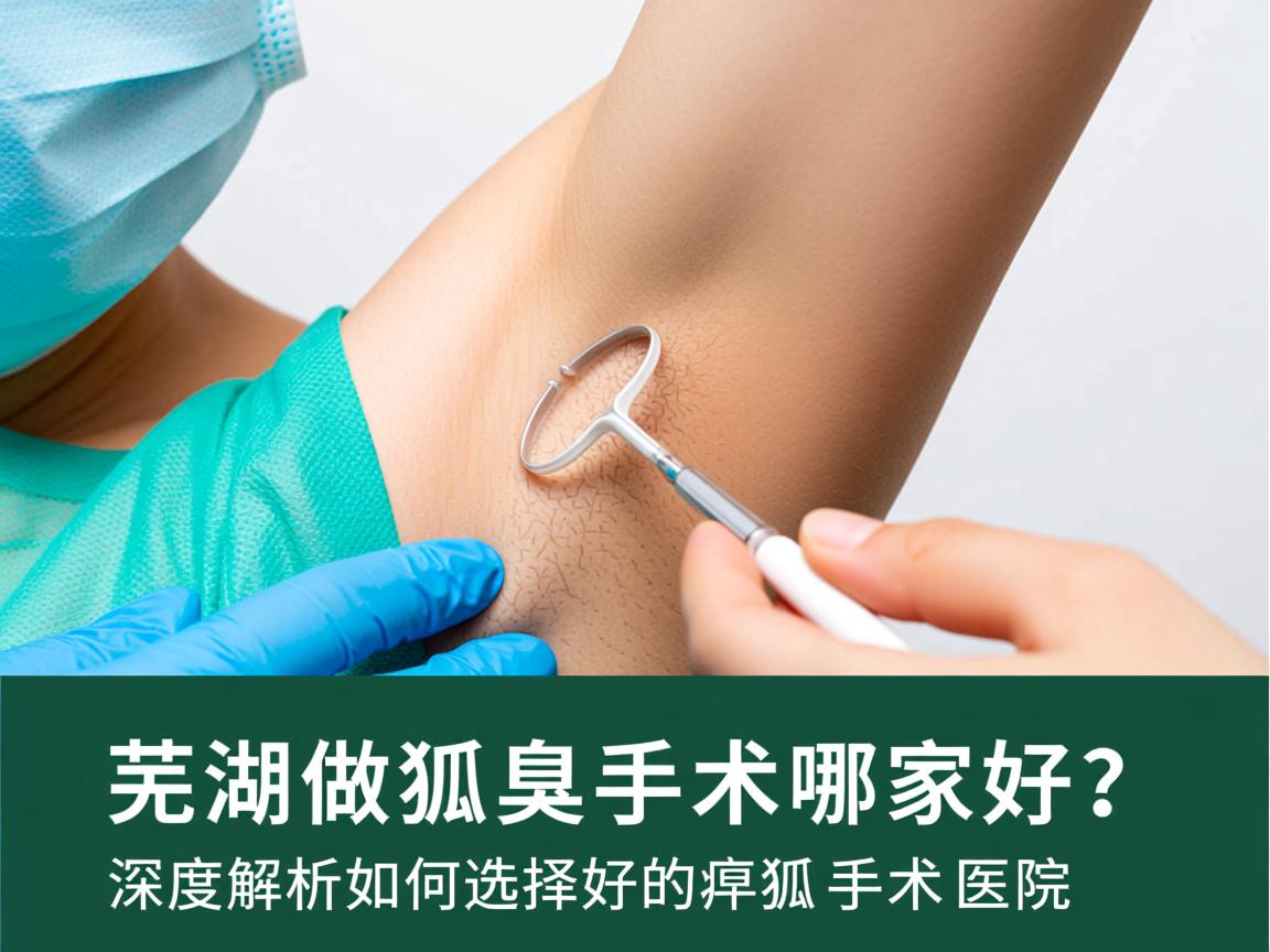 芜湖做狐臭手术哪家好？深度解析如何选择好的狐臭手术医院