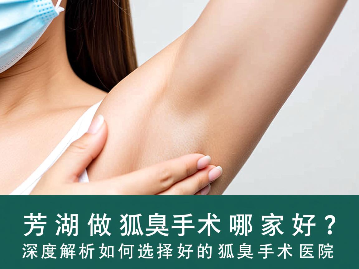 芜湖做狐臭手术哪家好？深度解析如何选择好的狐臭手术医院